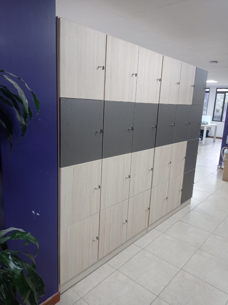 Lockers en Melamina de Colores